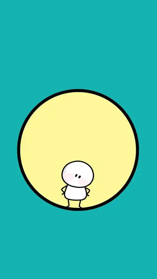 可爱简约卡通插画,高清图片,手机锁屏桌面-壁纸族