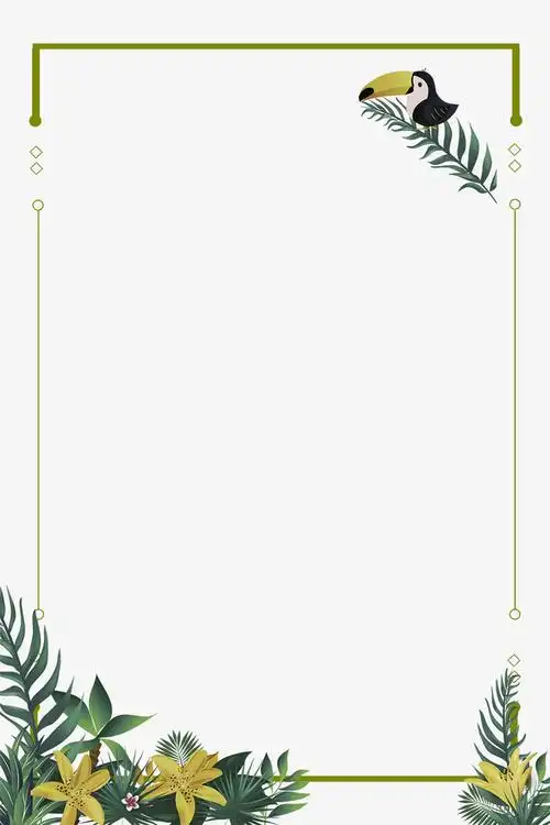 小鸟边框png元素素材图片下载-万素网