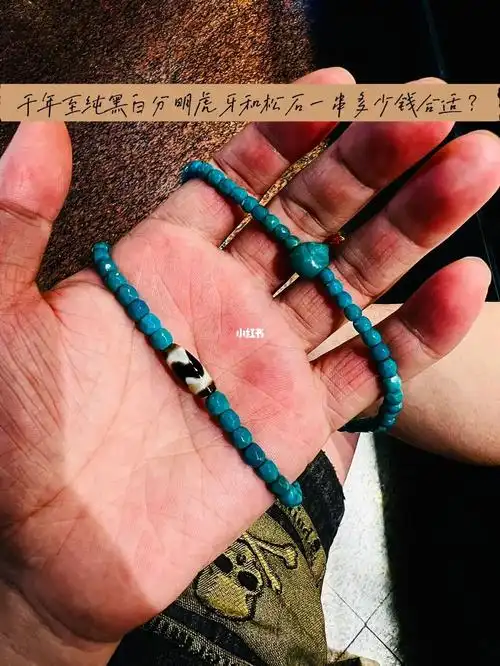 价格惊喜黑白分明虎牙和松石一串才几万