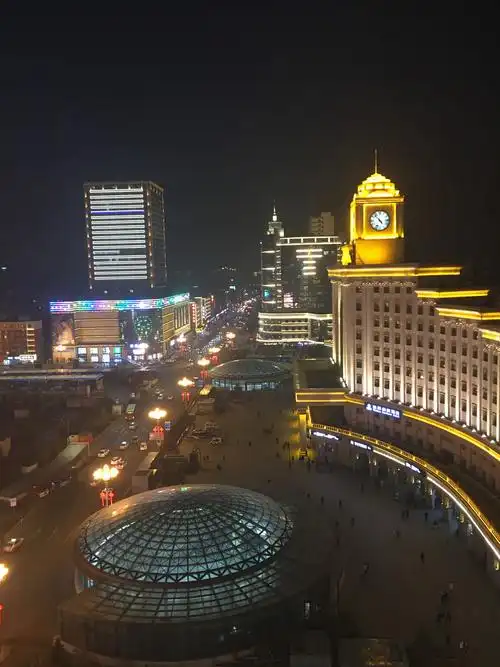 吉林火车站夜景