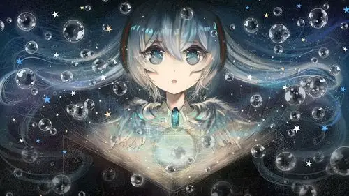 萌系可爱初音未来桌面壁纸