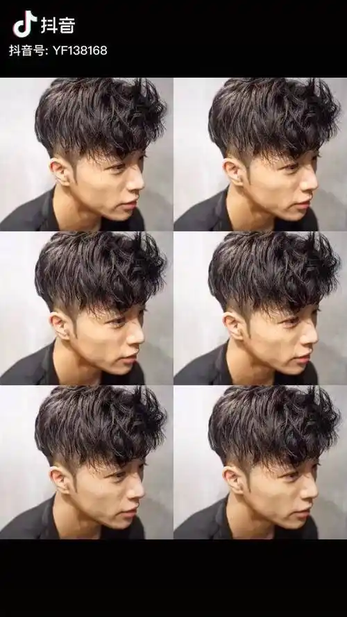 男士发型凌乱暗分适合菱形脸瓜子脸鹅蛋脸我要上热门