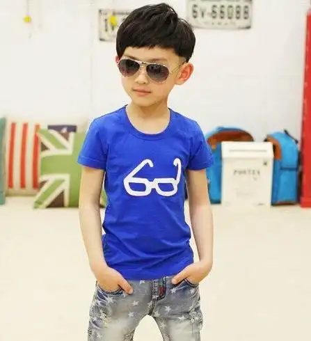 帅气小男孩短发发型图片