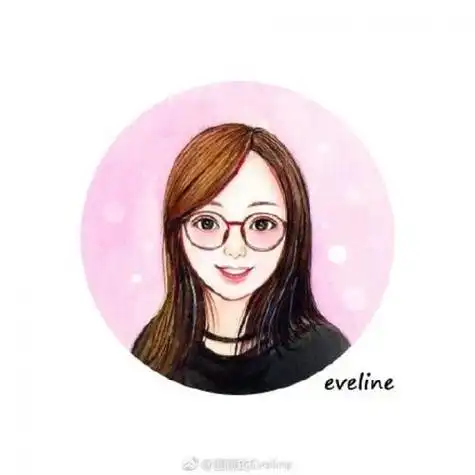 微信眼镜水彩女头像 女生头像图片大全 -【爱个性】