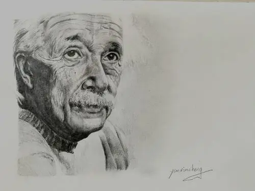 小幅自动铅笔爱因斯坦