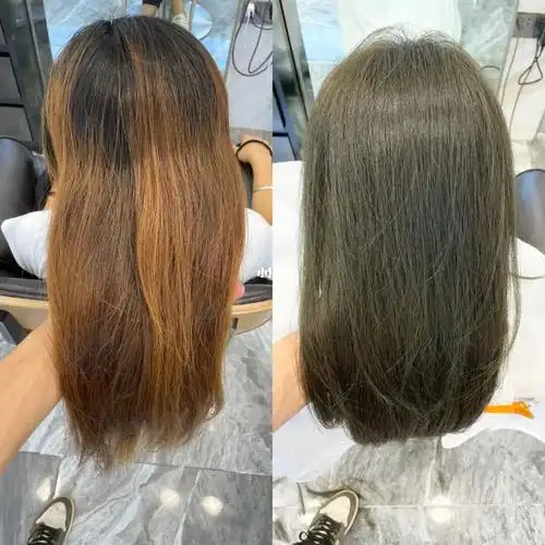 发色推荐:青棕色_发色_青棕色_年年丰广场攻略_染发_细软发质_钦州