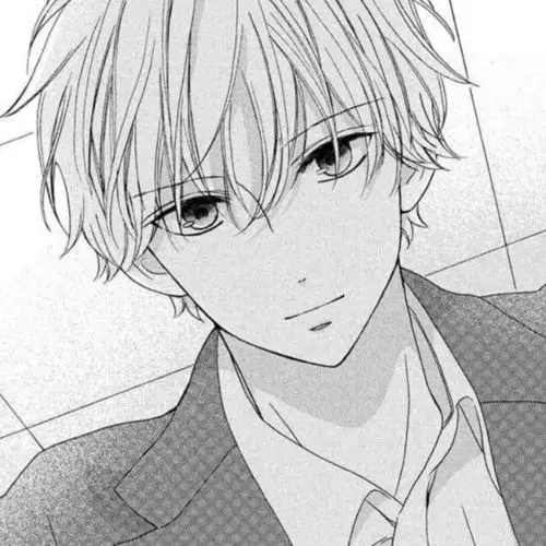 黑白 动漫 自截 男头