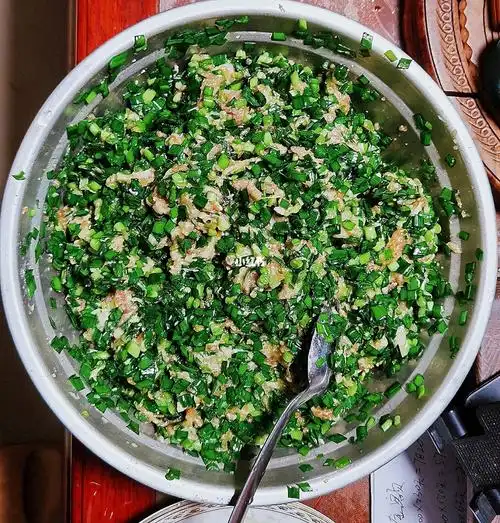 韭菜猪肉馅饺子真材实料