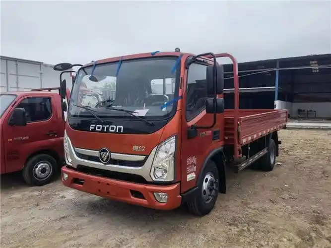 朝阳区福田货车销售店奥铃4米2栏板车国六蓝牌价格