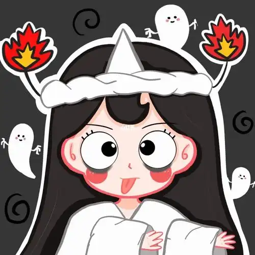 万圣节头像q版可爱鬼湘琴