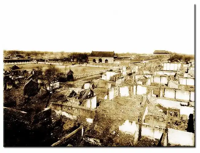 翻拍杂志上的北京老照片