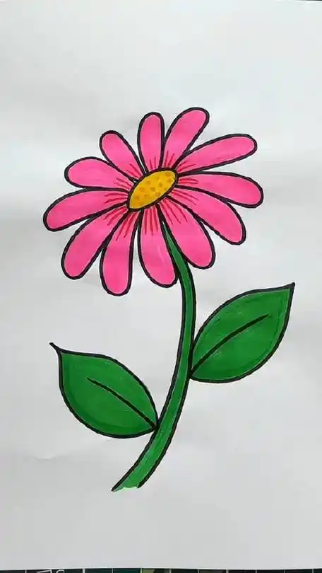 教你这样画花朵简单又好看