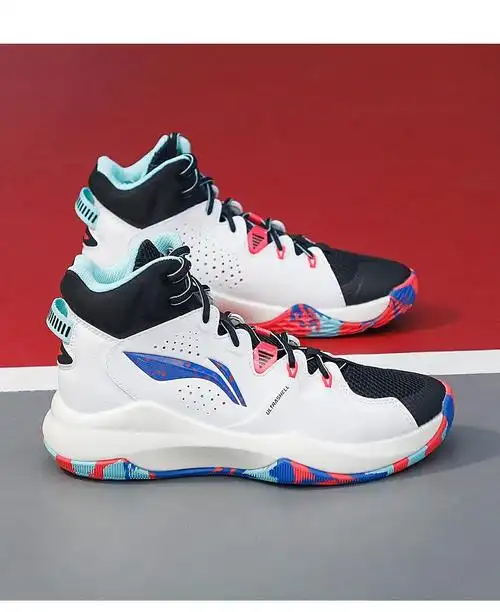 李宁篮球鞋男2022夏季高帮实战简约运动鞋防滑耐磨外场团队实战训练