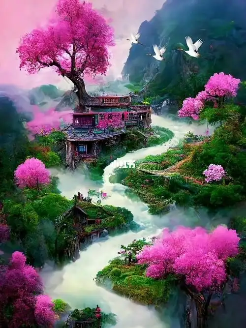 人间仙境美如画