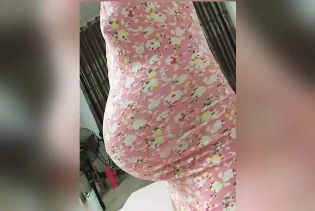 其实,"悬浮肚"的特征非常的明显,正常孕妇呈现的是下坠的一种状态,而"