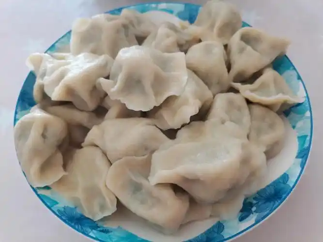 吃饺子韭菜猪肉馅