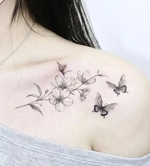 锁骨纹身图案女锁骨纹身图案女2022新款