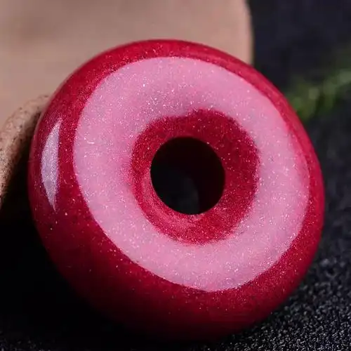 男款项链宝宝防惊吓纯正天然朱砂护身符小挂件平安扣吊坠女款