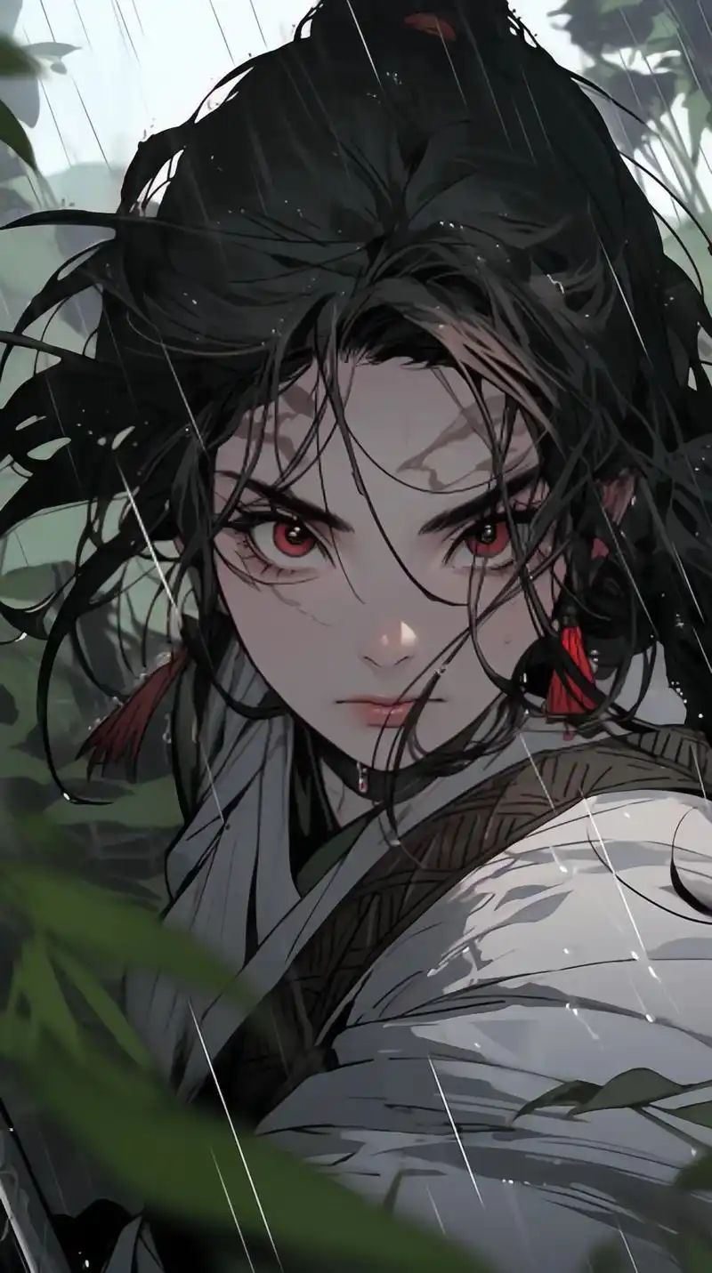 女剑客.#古风 #古风头像 #好图分享 #国风插画 #手机屏 - 抖音