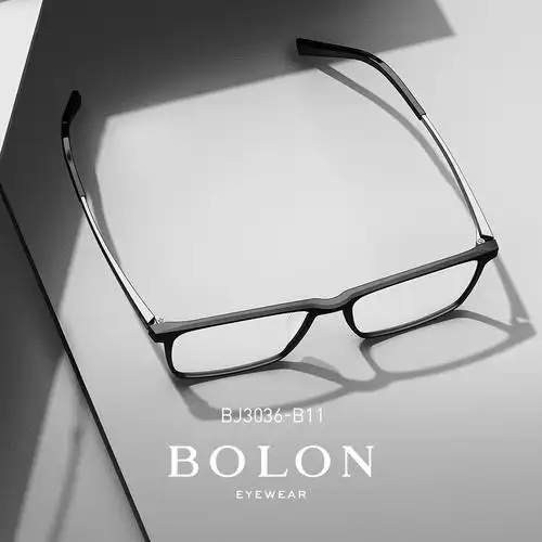 暴龙眼镜框男眼镜架女商务方框眼睛框镜架可配镜片近视镜bj3036