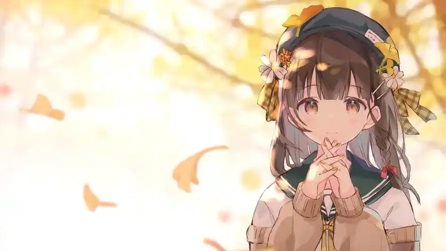 二次元 银杏 落叶 动漫卡通壁纸壁纸于2020-06-16上传元气壁纸平台