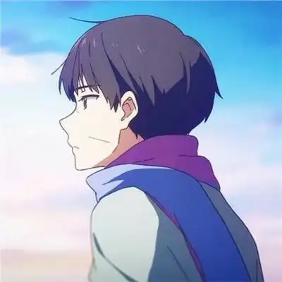 动漫背影头像可爱男生头像