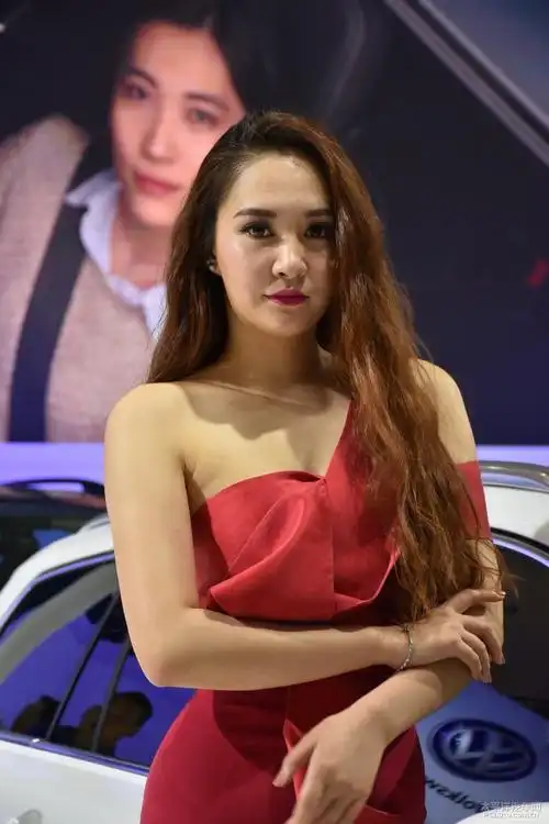 小狼神汽博会美女模特特写镜头17