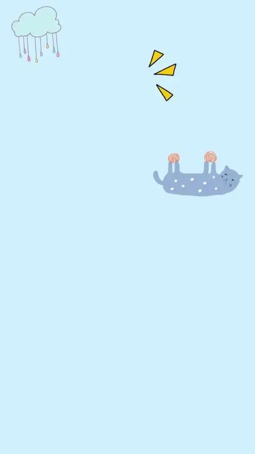 可爱 简单 萌萌哒 #卡通壁纸"