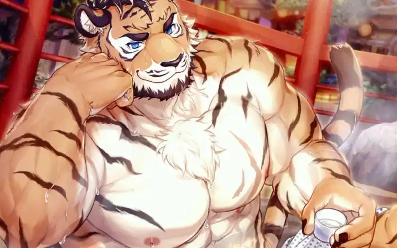 肌肉帅哥插画分享【第六十五期】_哔哩哔哩_bilibili