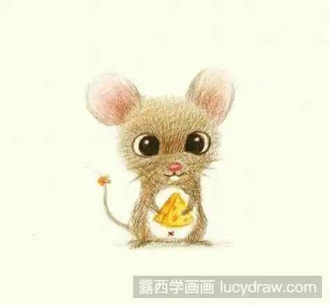 一组可爱小动物彩铅画作品欣赏