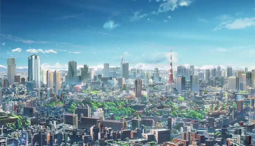 日本动漫你的名字美丽风景mac动态壁纸