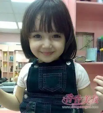 两周女宝宝短发发型 女童好看的短发发型图片