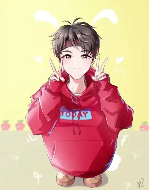 王俊凯q版动漫照片撕漫男本男你绝对没见过的