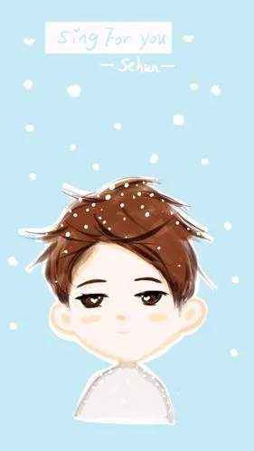 exo 吴世勋 q版 壁纸