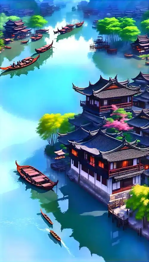 治愈系风景 #江南水乡美如画 #国风古韵 #原创视频 #梦 - 抖音