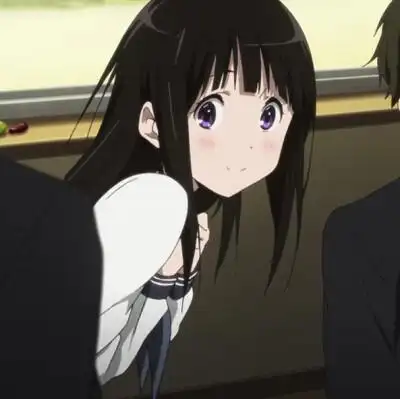 『林瑶』动漫头像 冰菓 千反田爱瑠 自截头像