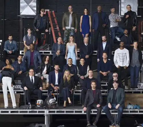 漫威十周年超级英雄大集合79位影视人现身看看谁在c位