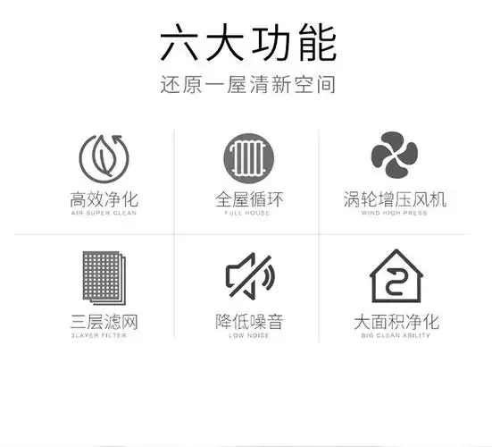 贝尔克空气净化器一件代发厂家家用除甲醛ffu空气净化器 直销oem