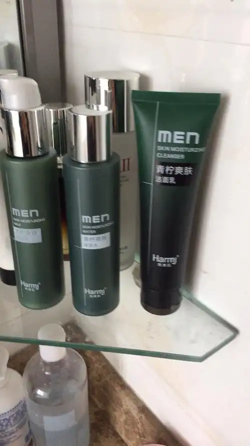 男士青柠爽肤护肤品套装控油补水保湿男士化妆品祛痘祛印保湿霜乳液