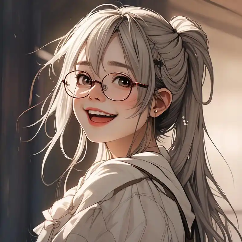 97女孩们的时尚魅力|戴眼镜的女生头像 92 探索戴眼镜的女生的