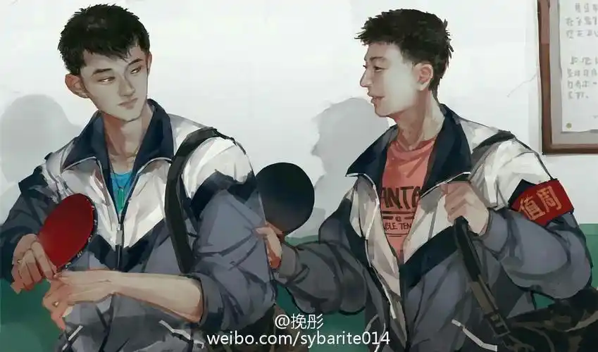 张继科马龙漫画手绘作者微博挽彤