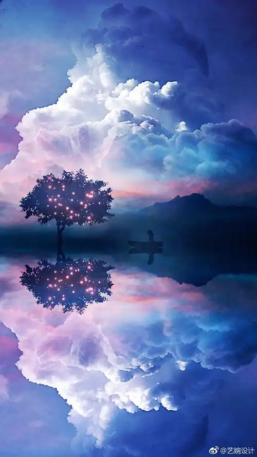 一组蓝色系壁纸分享