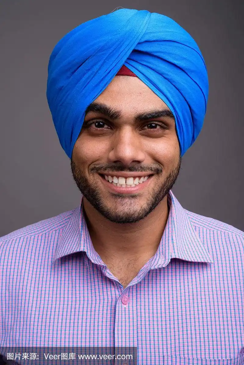 印度人,青年人,男性美,影棚拍摄,灰色背景