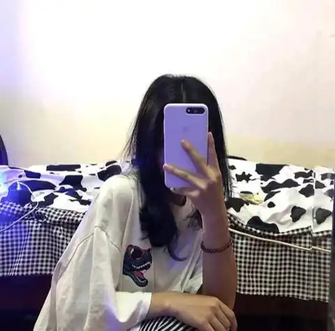 女生头像可爱真人挡脸照镜子 女生头像图片大全 -【爱个性】