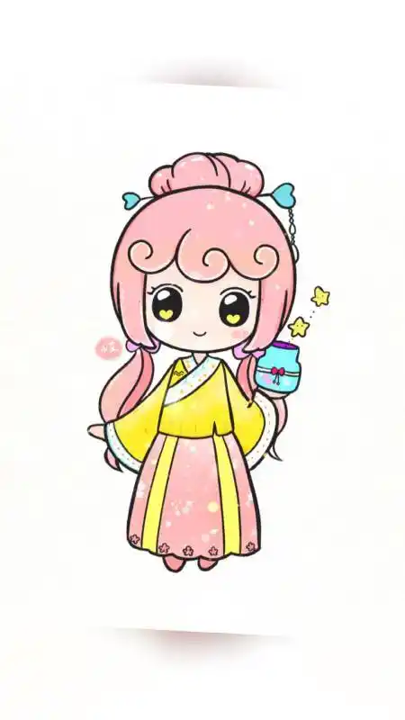 12星座古风裙子简笔画-第1张图片-文哥运势网