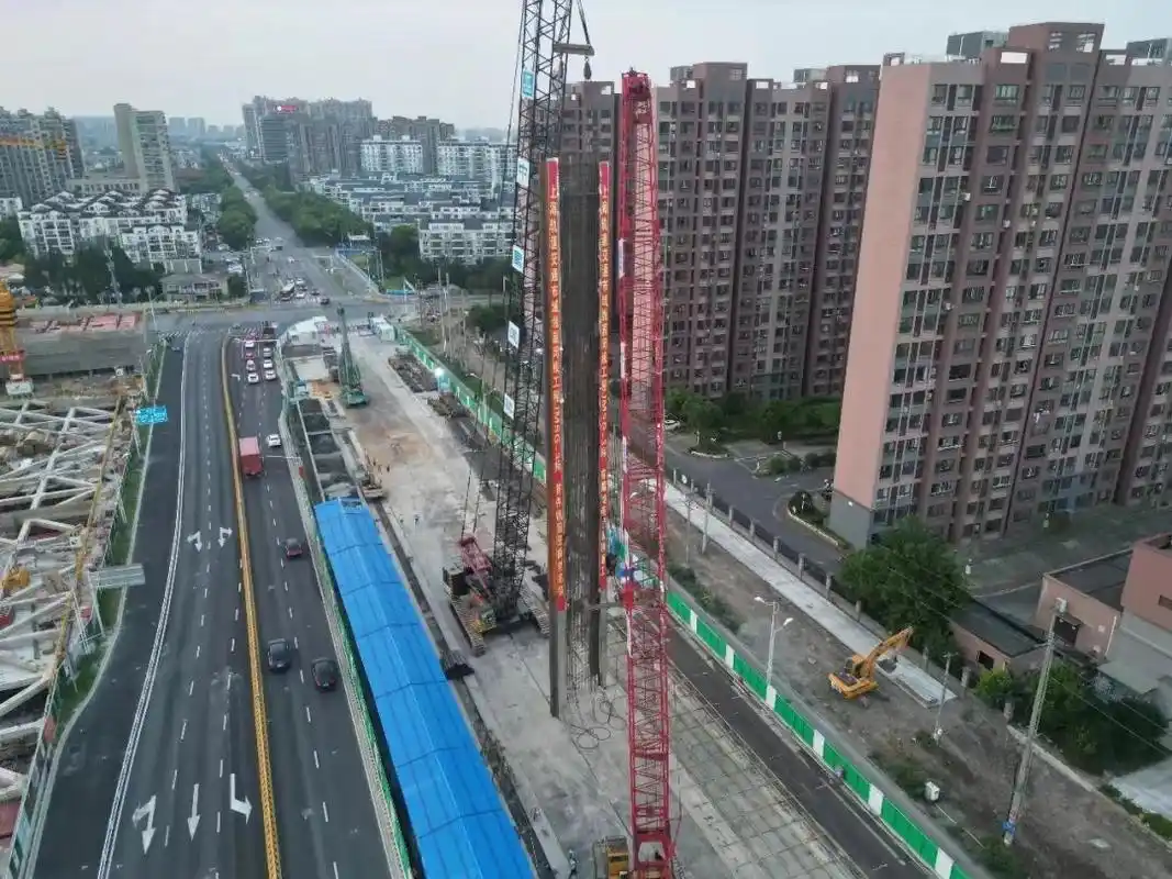 嘉闵线嘉戬公路站开工