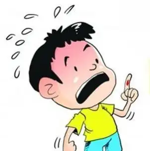 手指受伤简笔画