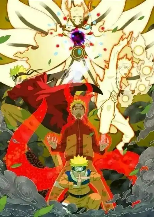 鸣人九尾模式图片