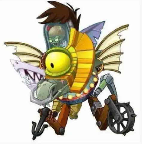 画仔斗巨人僵尸红眼巨人僵尸简笔画植物大战僵尸二恐龙危机版本简笔画