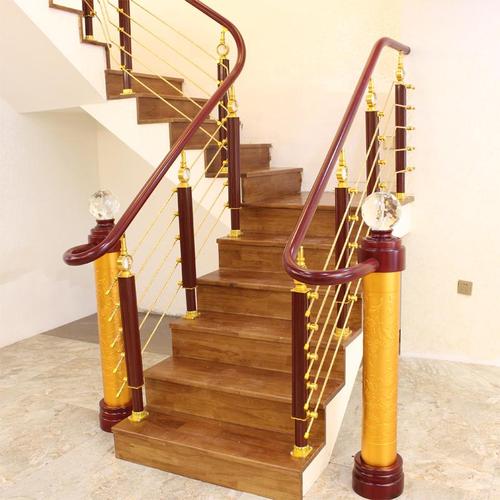 楼梯扶手护栏栏杆别墅室内简约现代不锈钢围栏闪电客铝合金北欧家用